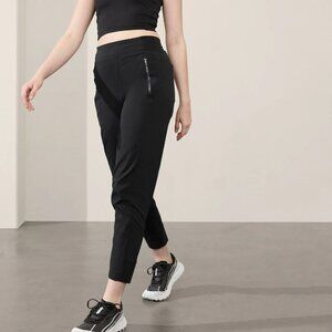 Athleta Trekkie North High Rise Joggers, Black, 18